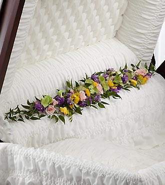 Trail of Flowers Casket Adornment