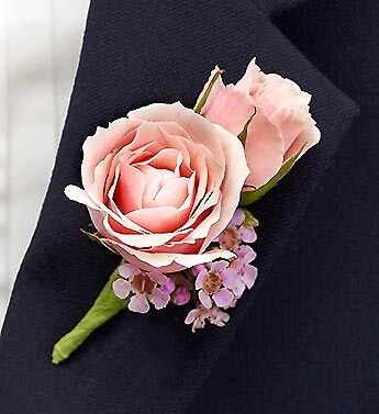 Pink Ring Bearer Boutonni&amp;egrave;re