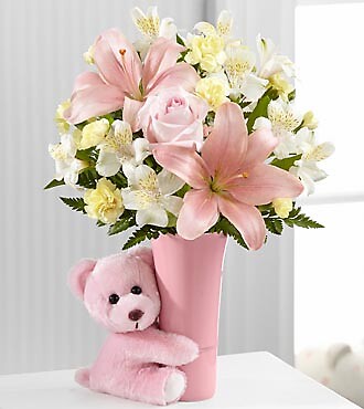 Baby Girl Big Hug Bouquet